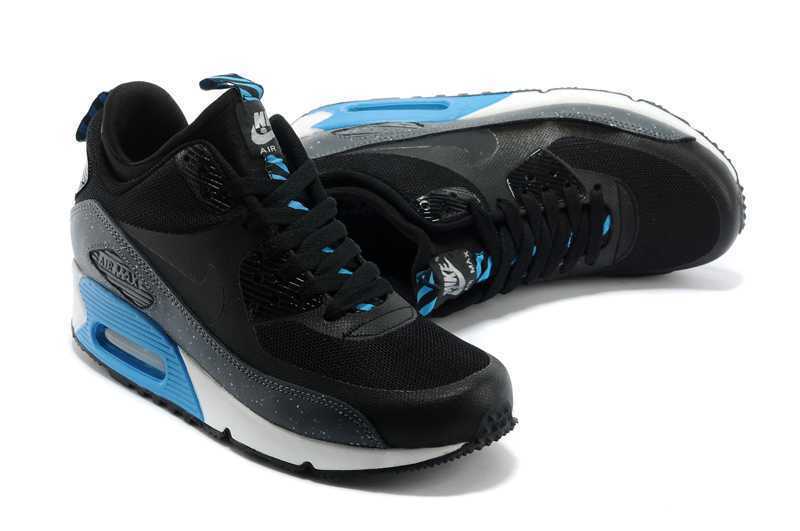 Air Max 90 Mid No Sew Femme Magasin Cru Nike Air Max 90 Noir Et Blanc